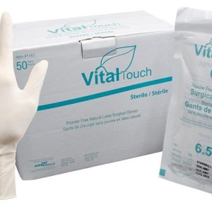 Găng tay y tế không bột, tiệt trùng 100 cái/hộp - Hộp