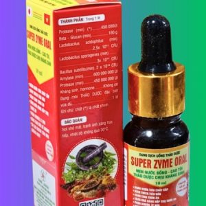 Sumi Super Zyme oral - Men tiêu hóa Gà đá - Hộp 20 lọ