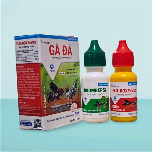VIAVET Gà Đá (Flor doxy+ Brom) Oral 10ml - Cặp - Ảnh 3