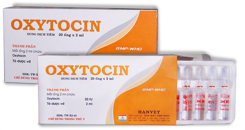 Hanvet Oxytocin 2ml - Hộp 20 ống