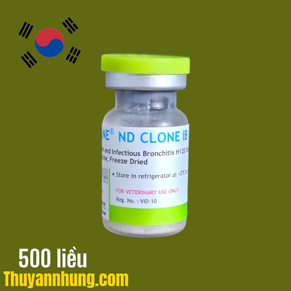Vaccine Tigervet - Vaksimune Clone IB -New NDIB - Lọ 500 liều