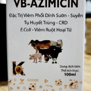 Alternative view of VB AZIMICIN - Đặc Trị Viêm Phổi Dính Sườn,APP, Suyễn, Tụ Huyết Trùng - Lọ 100ml