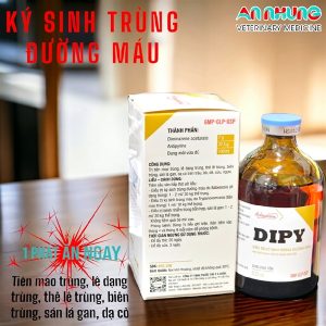 Á CHÂU DIPY - Ký sinh trùng đường máu, Sán Lá Gan 100ml - Lọ