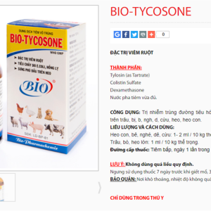 Alternative view of BIO TYCOSONE - Lọ 100ml