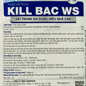 Alternative view of Sagophar Kill Bac WS (sát trùng đường nước) 100gr - Gói