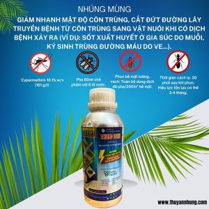 Nhúng mùng SHIELD 101EC (Anh Nhập) 1 Lít - CHAI 1 lít