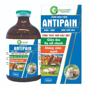 Goovet Antipain 20ml - Hạ sốt, giảm đau, kháng viêm (3in1: Analgil, Paracetamol và Diclofenac) - Chai 20ml