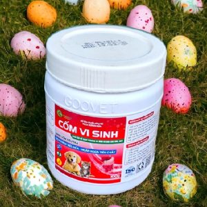 Goovet Cốm Vi Sinh 100gr - thuốc bổ dành cho thú cưng pet - Hũ