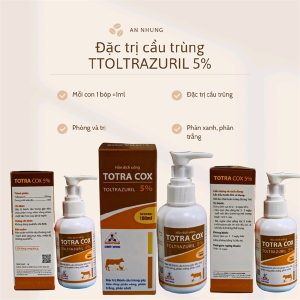 SAGOPHAR TOLTRA COX 5% 100ml - Cầu Trùng Heo - Chai 100ml
