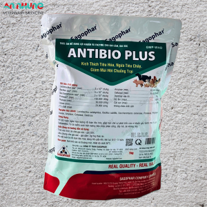 SAGOPHAR ANTIBIO PLUS 1kg - Men Cao Tỏi - 1kg 10in1