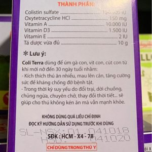 Alternative view of Minh Huy Coli Tetra 10gr - Hộp 50 gói