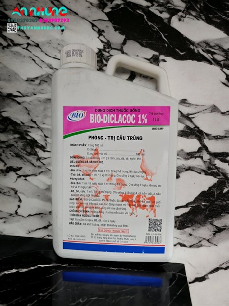 BIO DICLACOC 1% 1 Lít - Can 1 lít