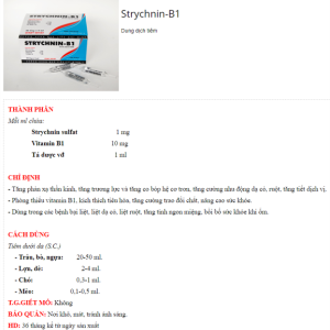 Alternative view of Hanvet Strynin B1 100ml - Lọ