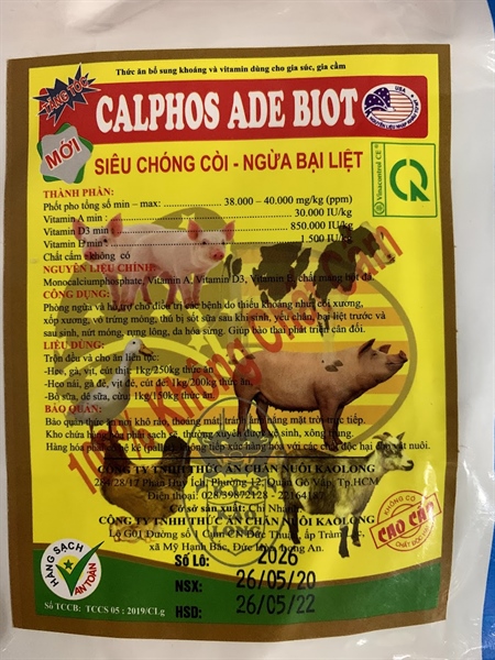 CAO LONG CALCI ADE BOTIN 1kg - Gói 1kg - Ảnh 4