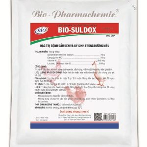 Alternative view of Bio Suldox 100g đặc trị Đầu Đen và Ký sinh trùng đường máu - Gói