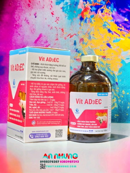 VIAVET AD3EC 100ml - Lọ - Ảnh 3