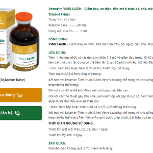 Alternative view of VMD LAZIN 20ml - lọ