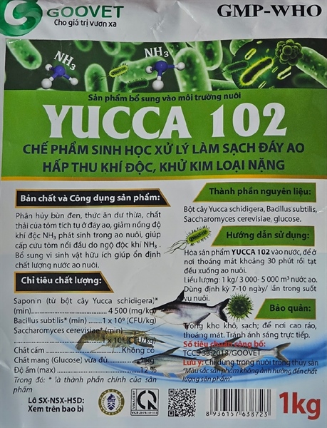 Goovet YUCCA 102 1kg (Thuy san) - Gói - Ảnh 4