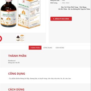 VB FLOR LA 100ml - FLO 45% - Chai 100ml