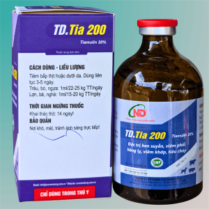 Alternative view of ND TD TIA 200 (Tiamulin 20%) 100ml
