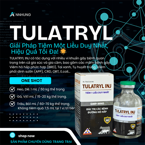 SAGOPHAR TULATRYL INJ - BLACK - 20ml - Chai - Ảnh 5