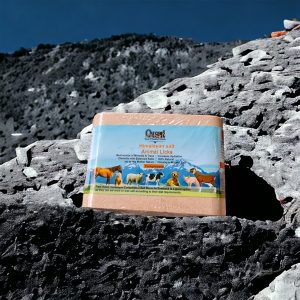 Alternative view of Đá liếm VUÔNG Đỏ Hymalaya Pakistan - 4 viên/ Thùng 16kg - Thùng