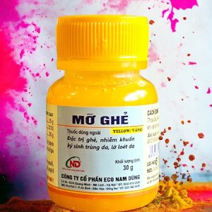 ND Mỡ Ghẻ Vàng 30gr - Hộp 10 lọ