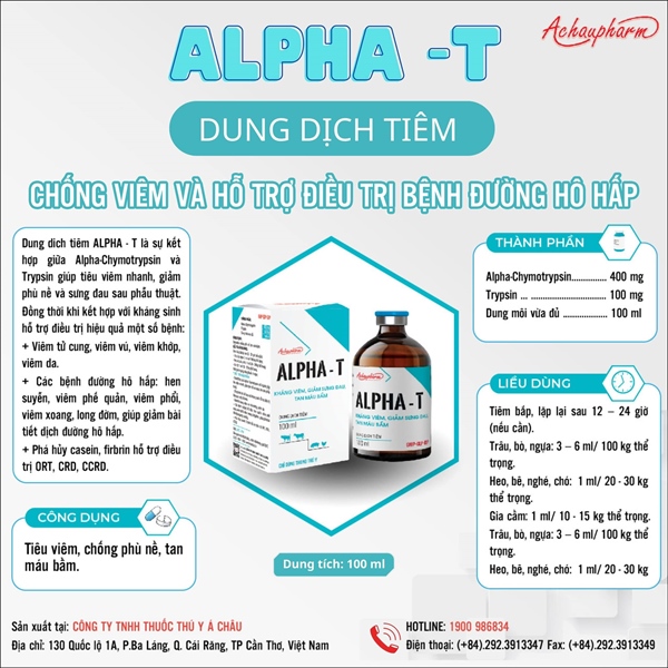 Á Châu ALPHA - T (CHYMOSIN) - Lọ - Ảnh 4