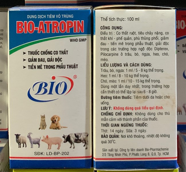 BIO ATROPIN 100ml - Lọ - Ảnh 3