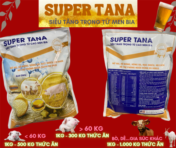VIAVET SUPER TANA PLANTIUM 1kg - Bung đùi, nở mông vai - thùng 10kg - Ảnh 2