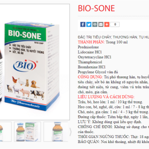 Alternative view of BIO SONE - Lọ 100ml