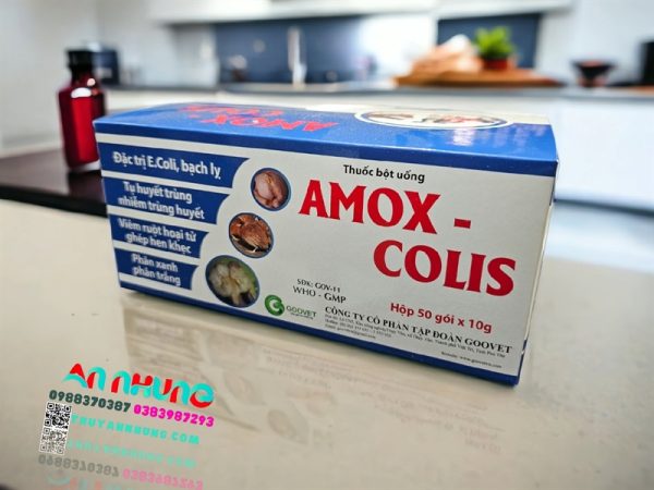 Goovet Amox Colis 10gr - Hộp 50 gói - Ảnh 4