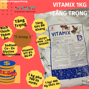 Alternative view of VB VITAMIX 1kg - Vitamin B Complex hàm lượng cao - Gói 1Kg