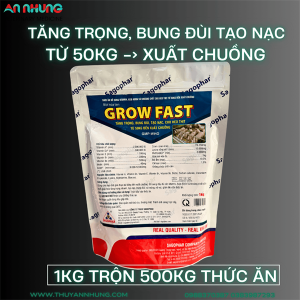 Sagophar Grow Fast (bung dui, 50kg đến xuất chuồng) 1kg