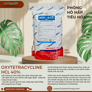 Alternative view of SAGOPHAR ANTI OTC - Oxytetra 40%- 1kg - Gói 10in1