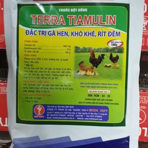Alternative view of Minh Huy Tera Tiamulin 100gr - Hen gà, Khò khè, rít đêm - gói