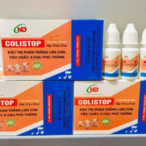 ND ColiStop Oral 10ml - Đặc trị phân trắng lợn con - Hộp 15 lọ