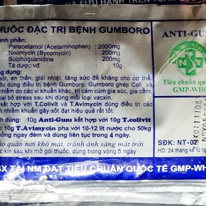 Alternative view of NThái Anti Gum-Para 20% + Neomycin - Bịch 50 gói