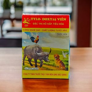 BGiang Tylo Doxy( đặc trị hô hấp, tiêu hóa) 25 vỉ/lốc - Lốc 25 vỉ