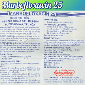Alternative view of Á Châu Marbofloxacin 25 - Chai