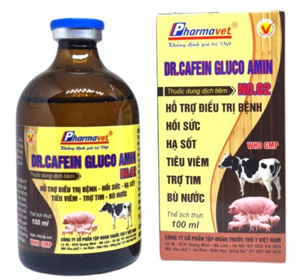 Drich Cafein Gluco Amin No.02 100ml - 100ml chai