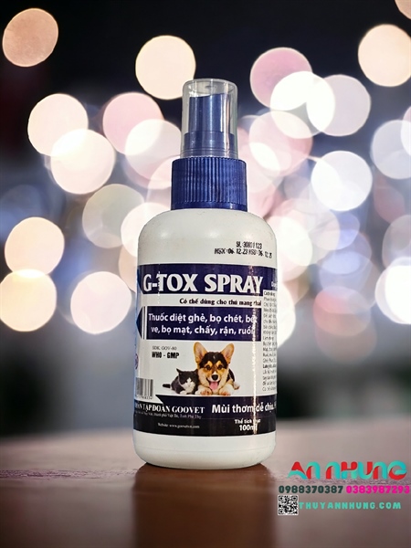 Goovet Gtox Spray 100ml - Lọ 100ml