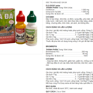 Alternative view of VIAVET Gà Đá (Flor doxy+ Brom) Oral 10ml