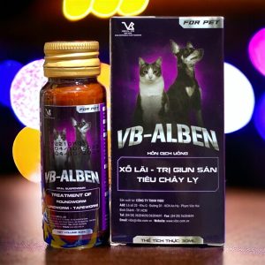 VB ALBEN FOR PET 30ml - Uống tẩy giun, sán cho chó mèo