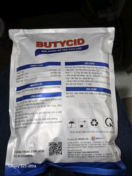 AGRIVIET BUTYCID 1 KG - TÁI TẠO NHUNG MAO, TĂNG CƯỜNG HẤP THU đường ruột - Ảnh 2
