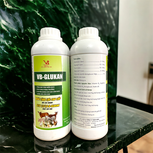 VB GLUCAN - Nước tăng lực, Beta 1,3/1,6‐D - 1 lít - Ảnh 4