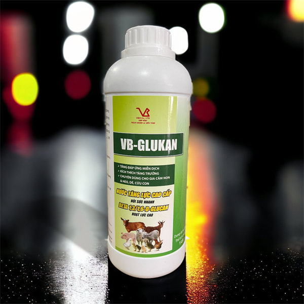 VB GLUCAN - Nước tăng lực, Beta 1,3/1,6‐D - 1 lít