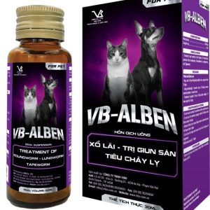 Alternative view of VB ALBEN FOR PET 30ml - Uống tẩy giun, sán cho chó mèo