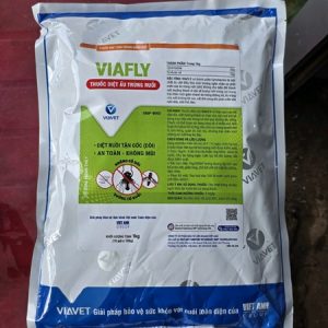 VIAFLY 1 Kg - Diệt ruồi dạng trộn thức ăn - Gói 10 in 1