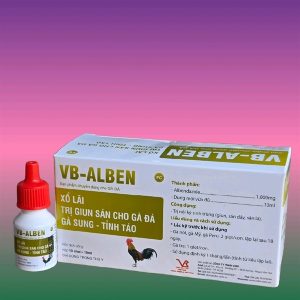 Alternative view of VB ALBEN – Xổ Lãi, tẩy trị Giun Sán Cho Gà Đá